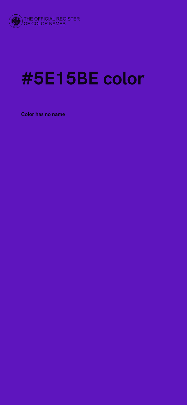 #5E15BE color image
