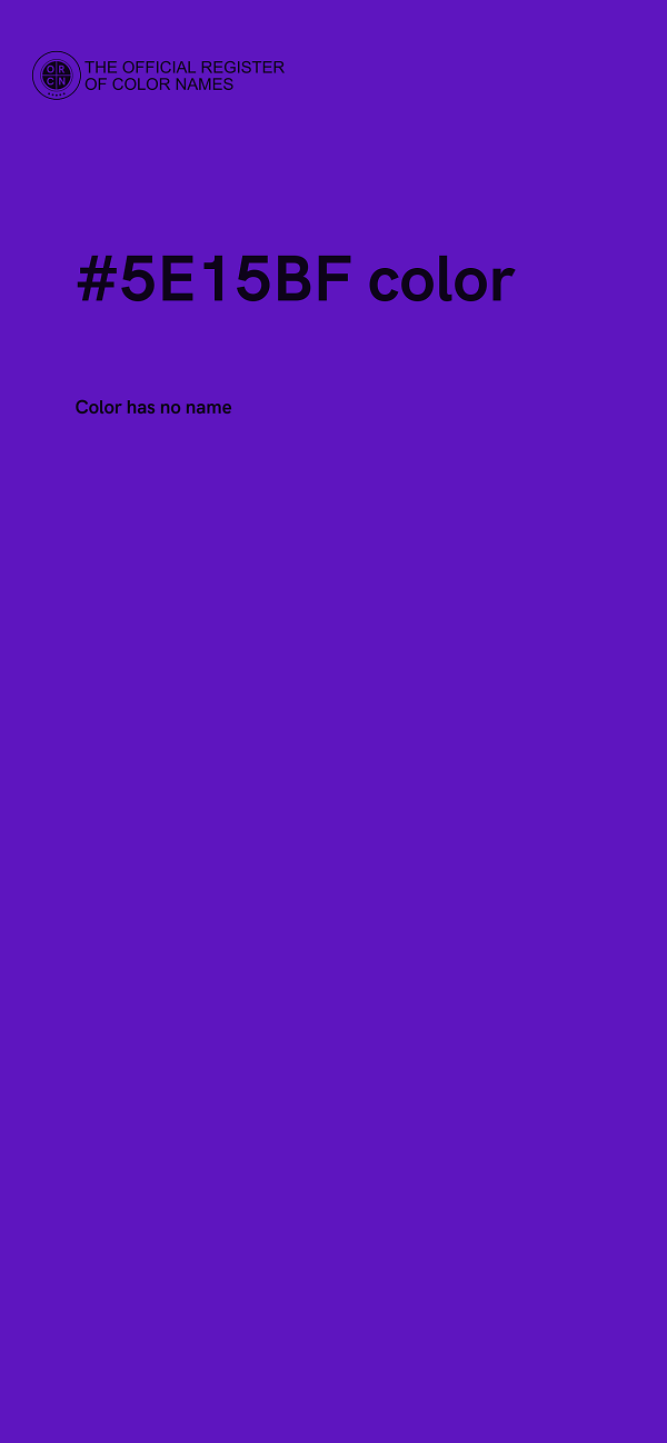 #5E15BF color image