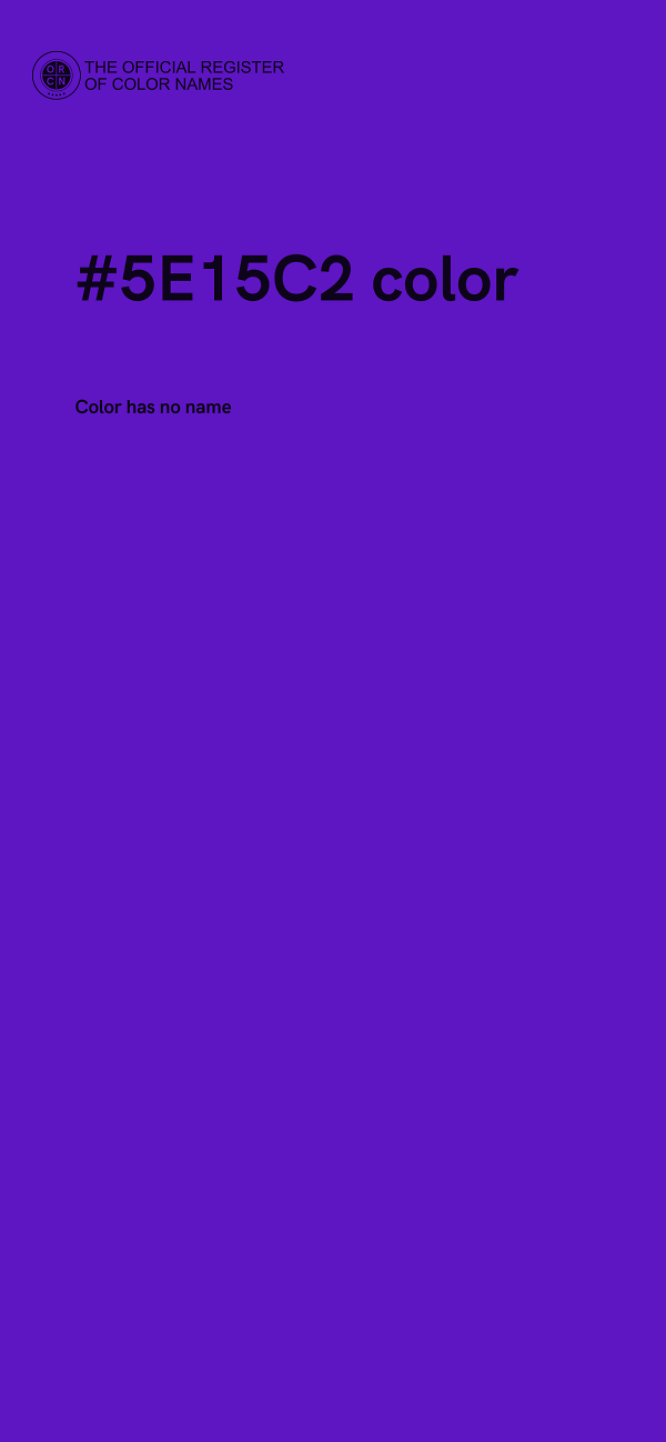 #5E15C2 color image