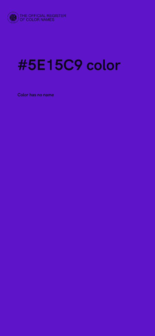 #5E15C9 color image