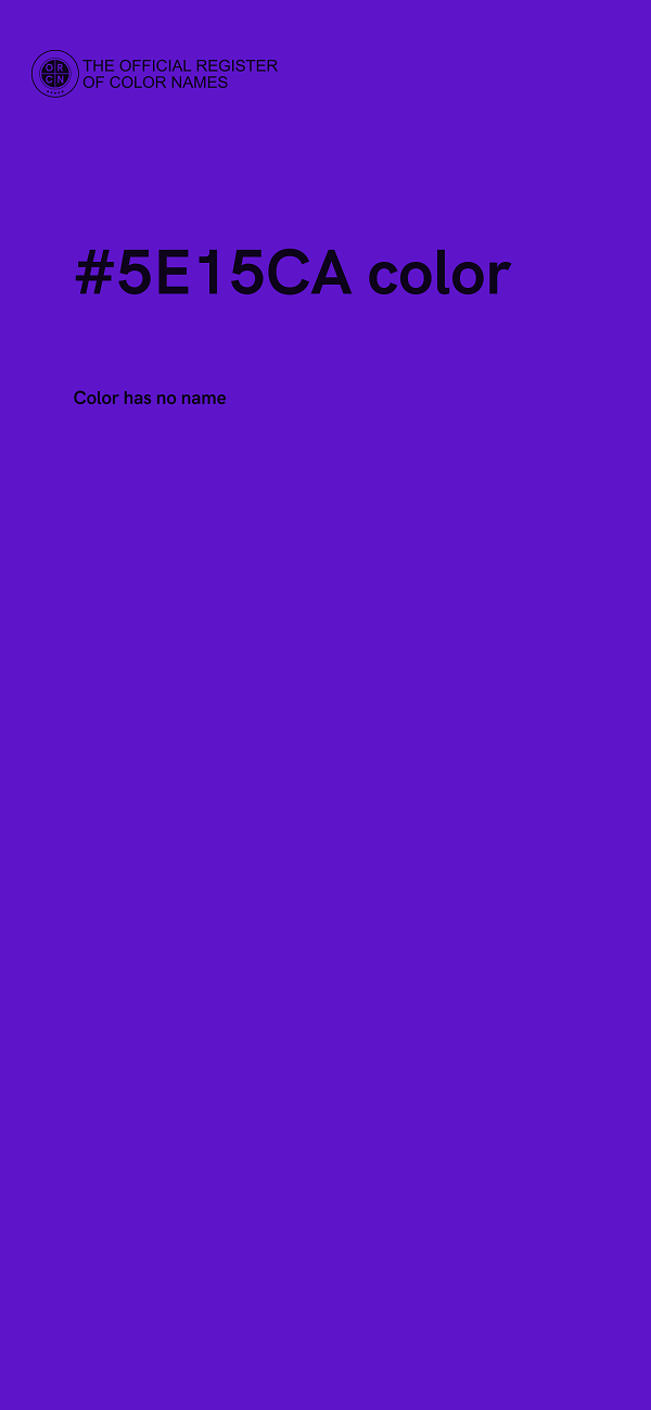 #5E15CA color image