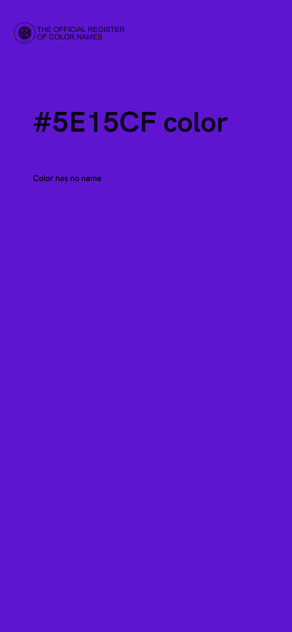 #5E15CF color image