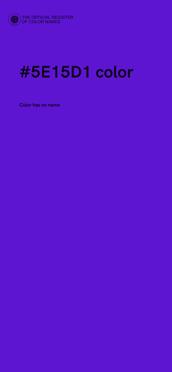 #5E15D1 color image