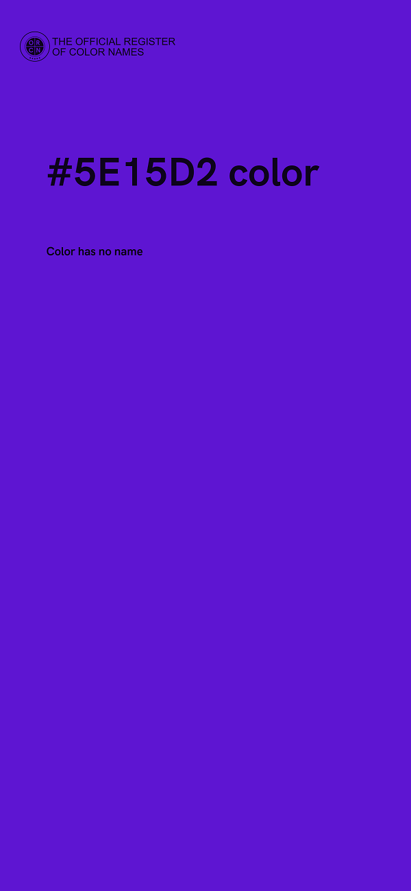#5E15D2 color image