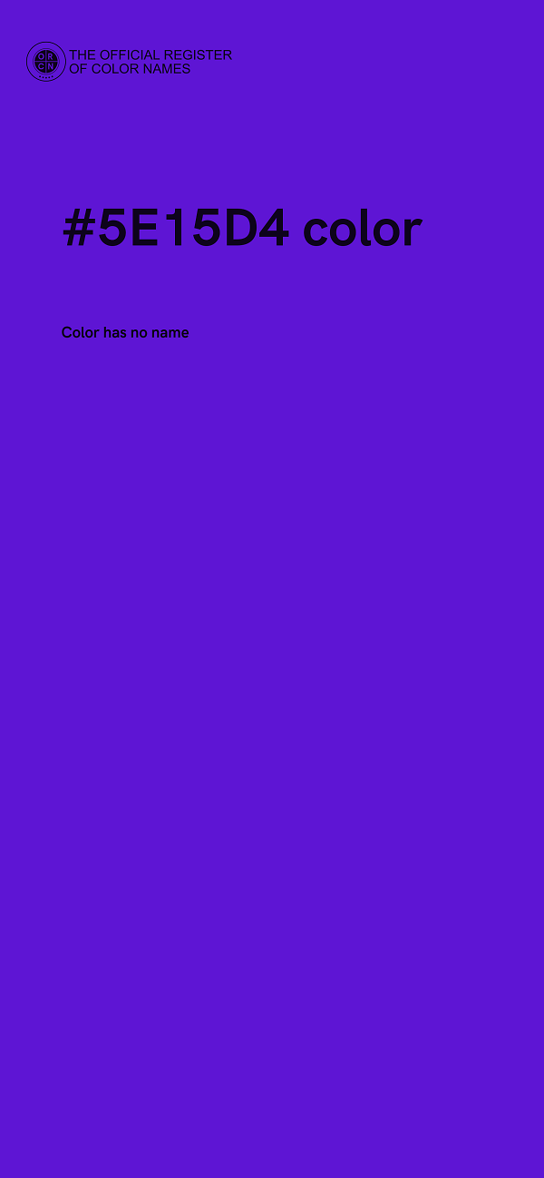 #5E15D4 color image