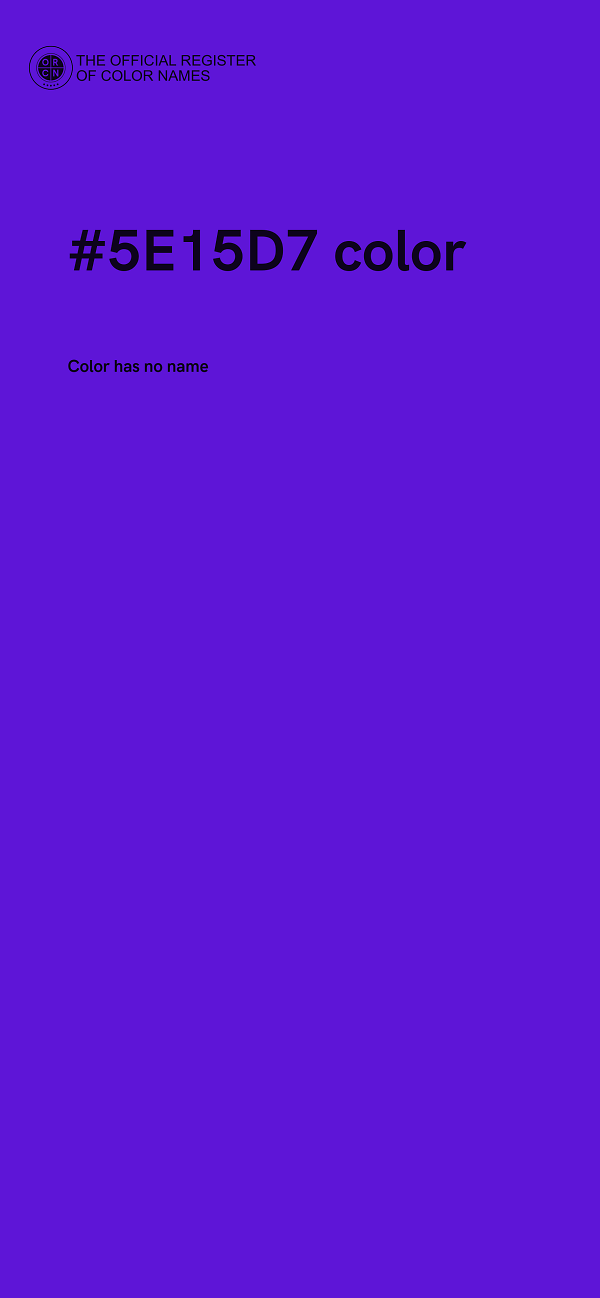 #5E15D7 color image