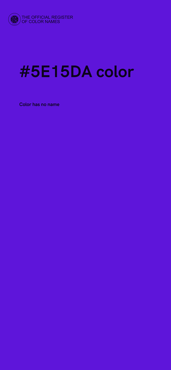 #5E15DA color image