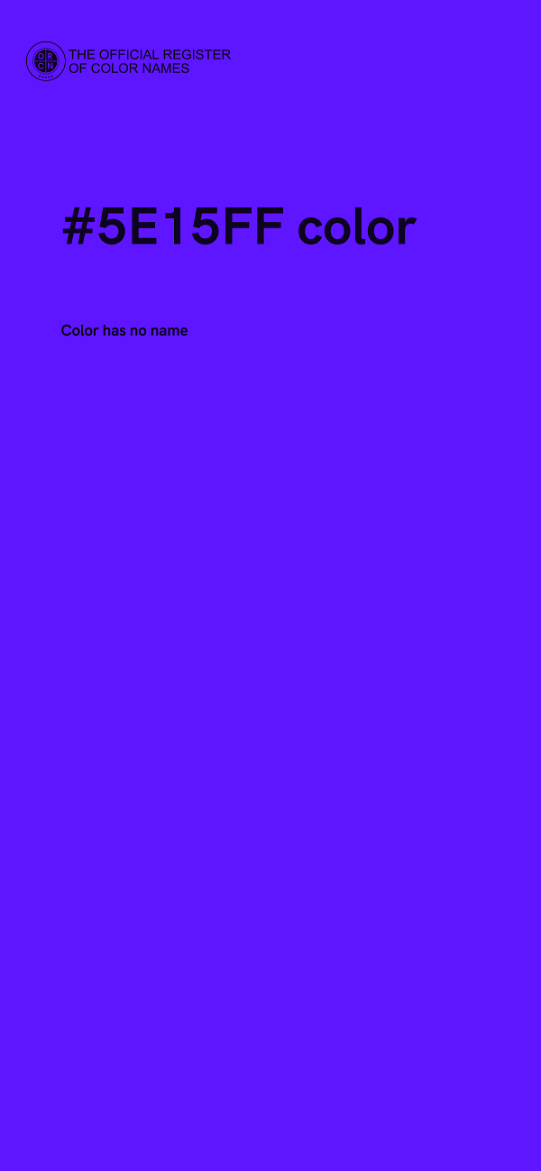 #5E15FF color image