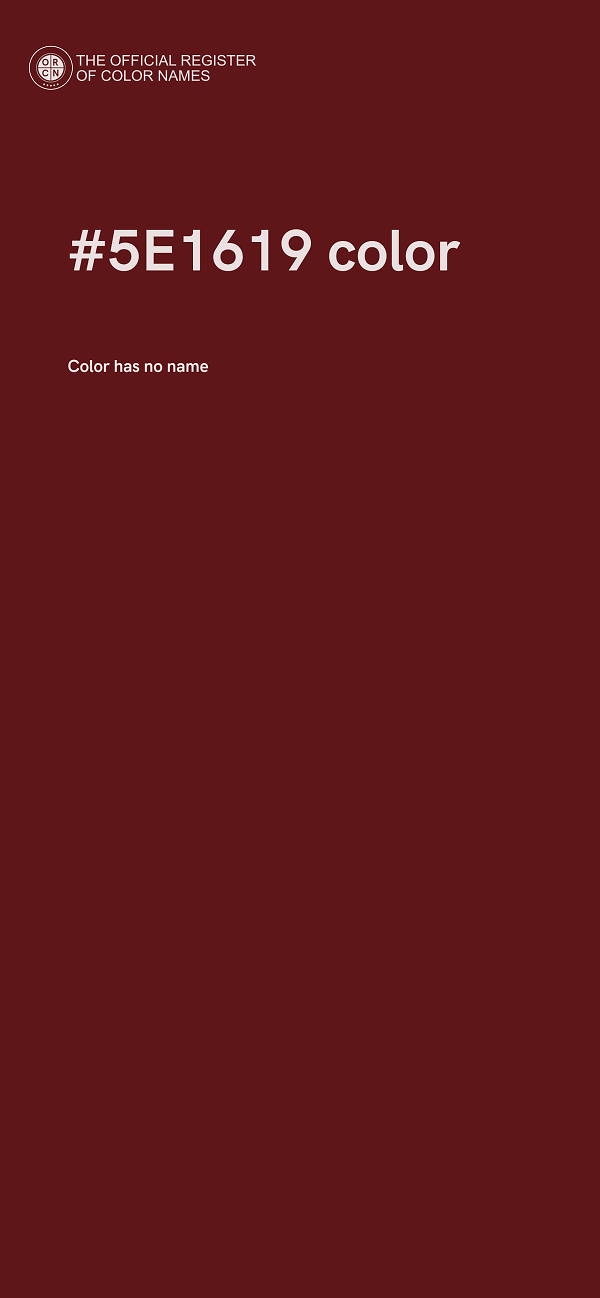 #5E1619 color image