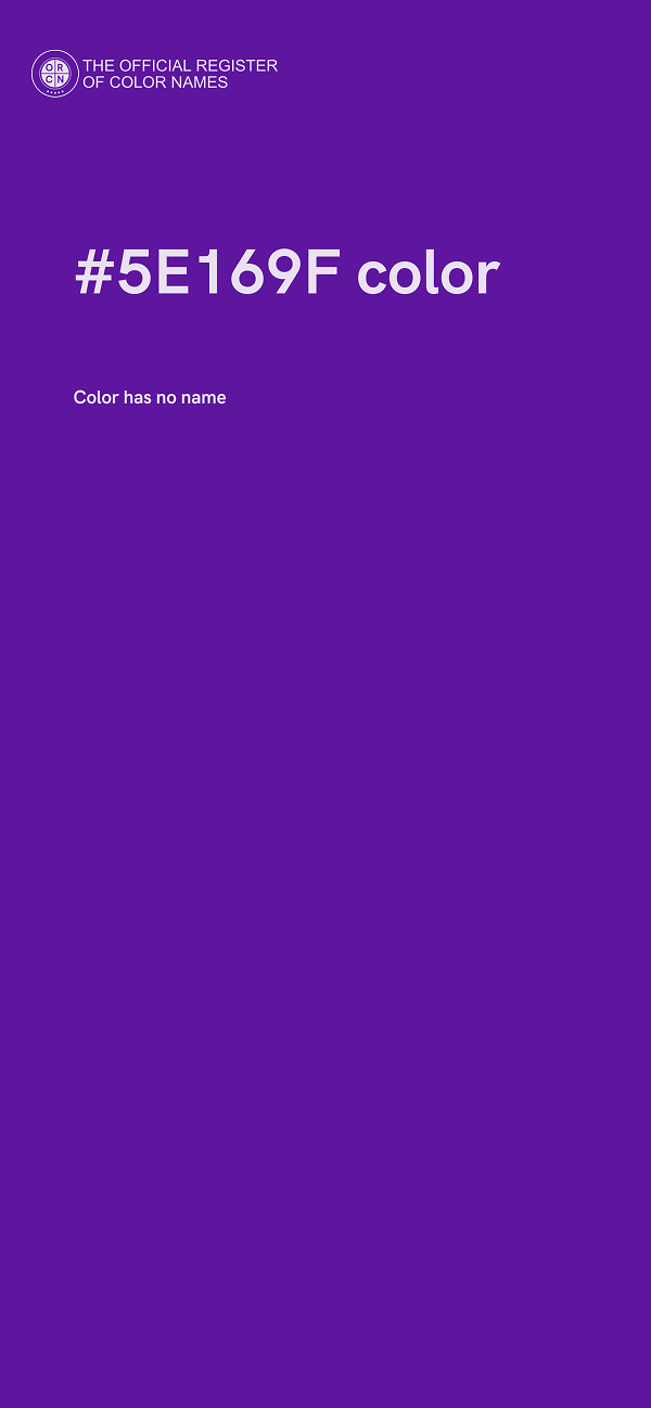 #5E169F color image