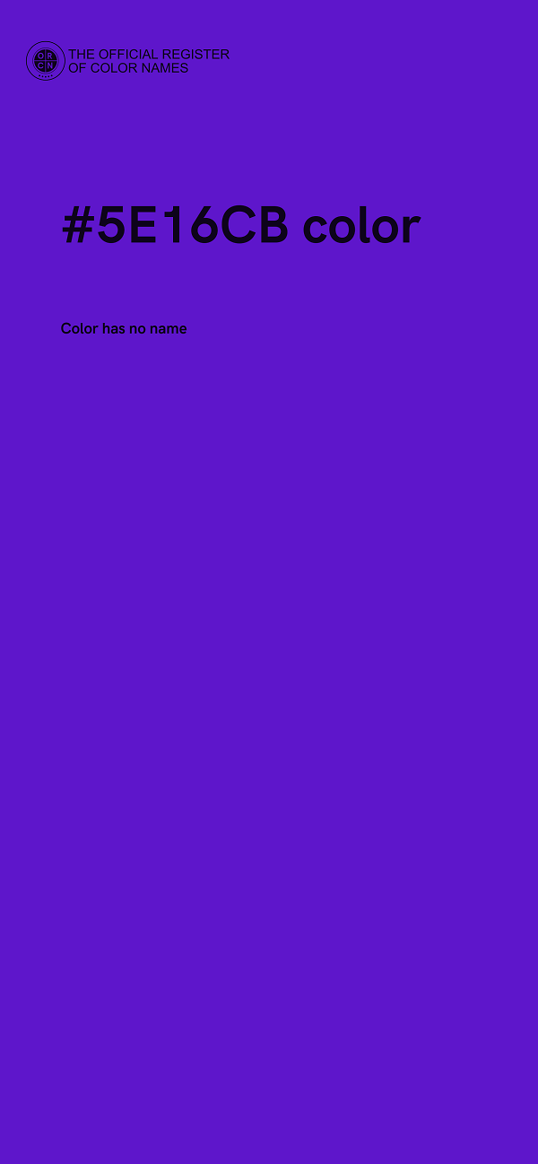#5E16CB color image