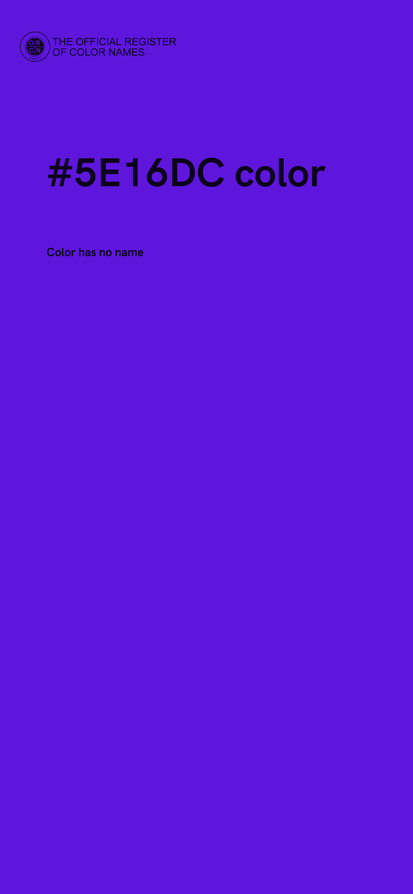 #5E16DC color image