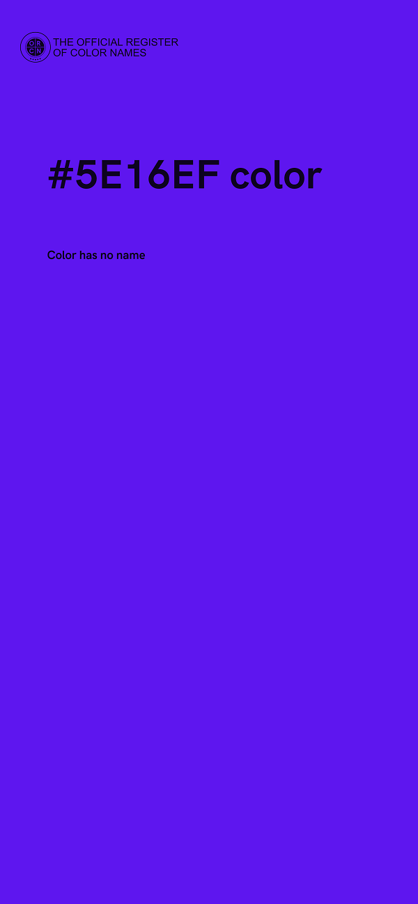 #5E16EF color image
