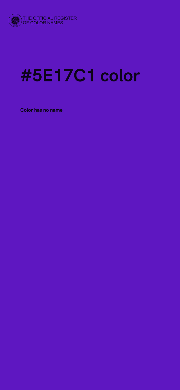 #5E17C1 color image