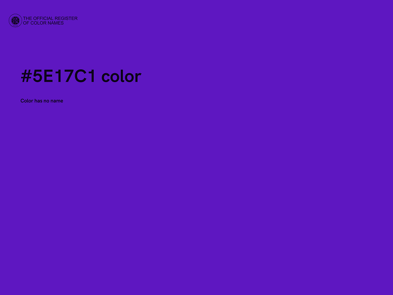 #5E17C1 color image