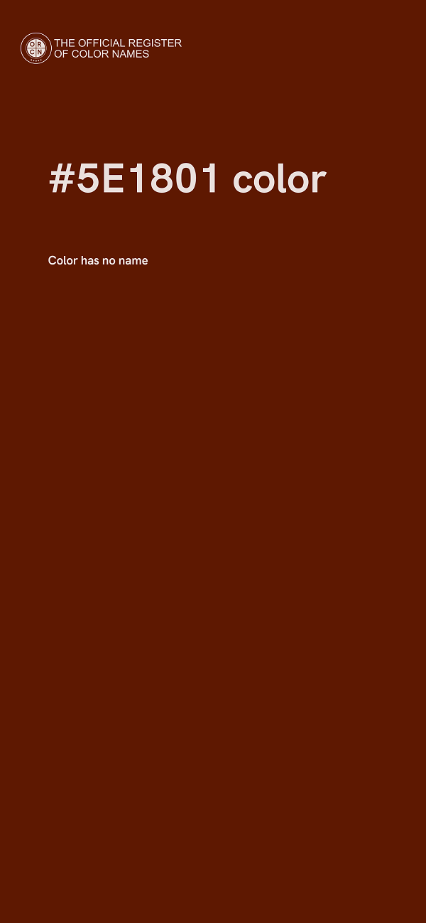 #5E1801 color image