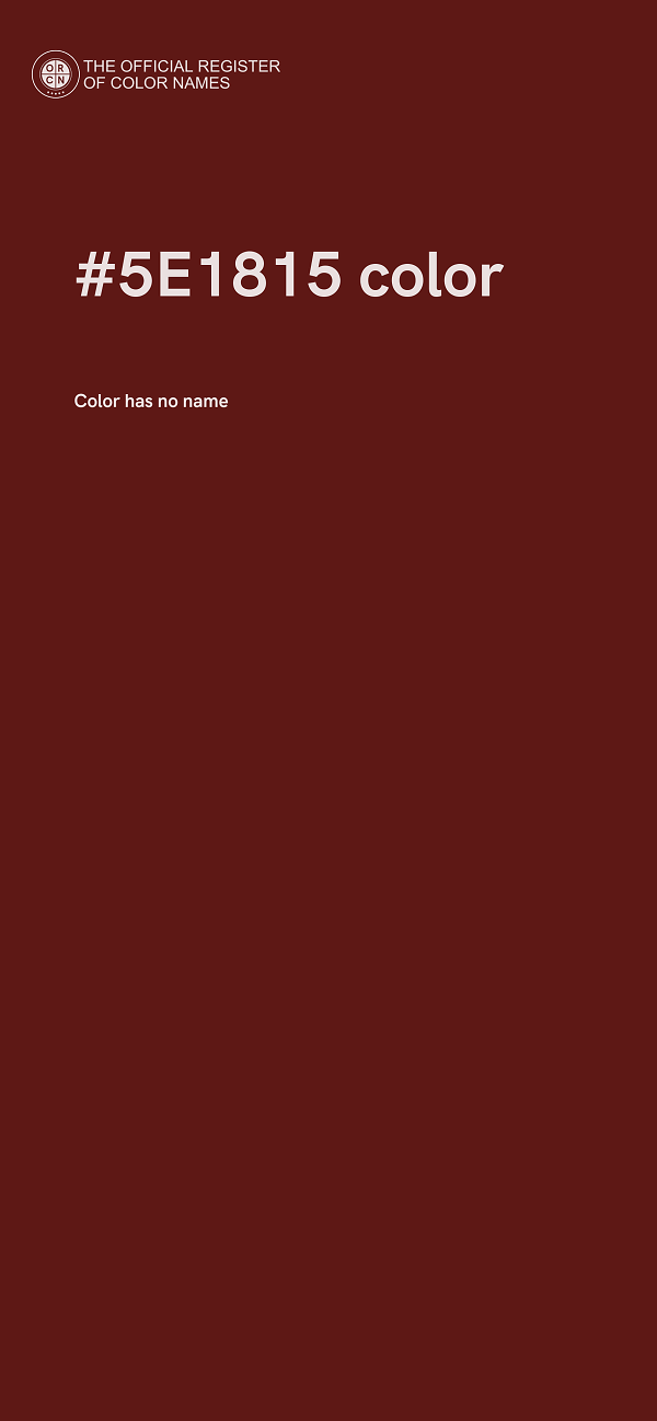 #5E1815 color image