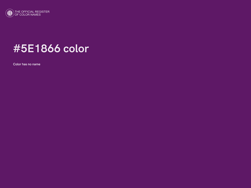 #5E1866 color image
