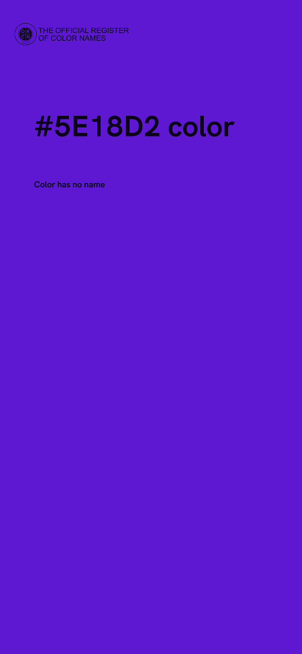 #5E18D2 color image