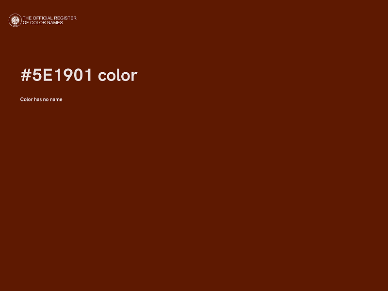 #5E1901 color image