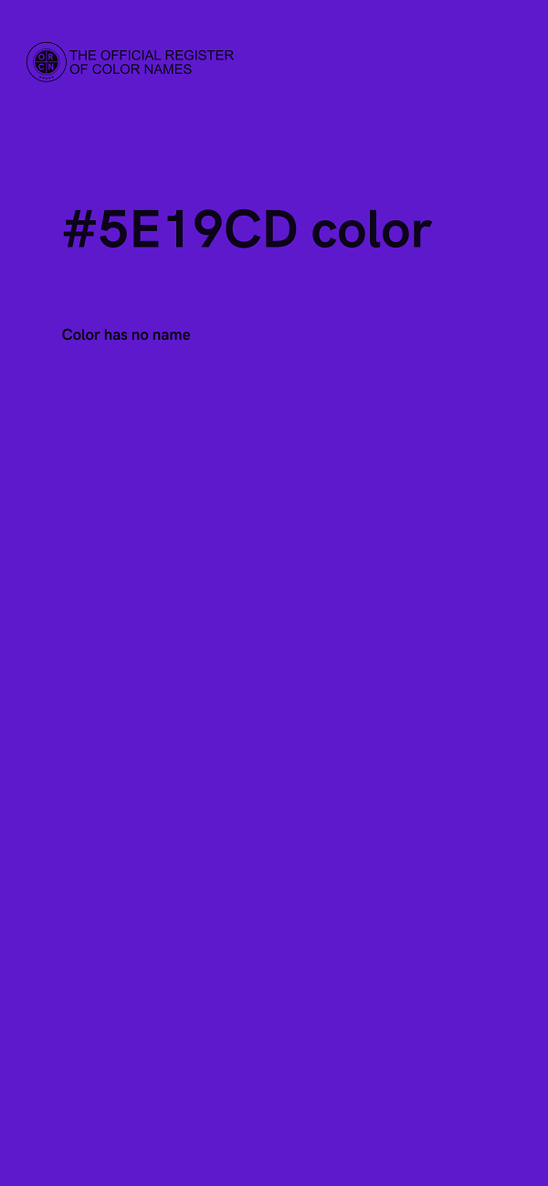 #5E19CD color image