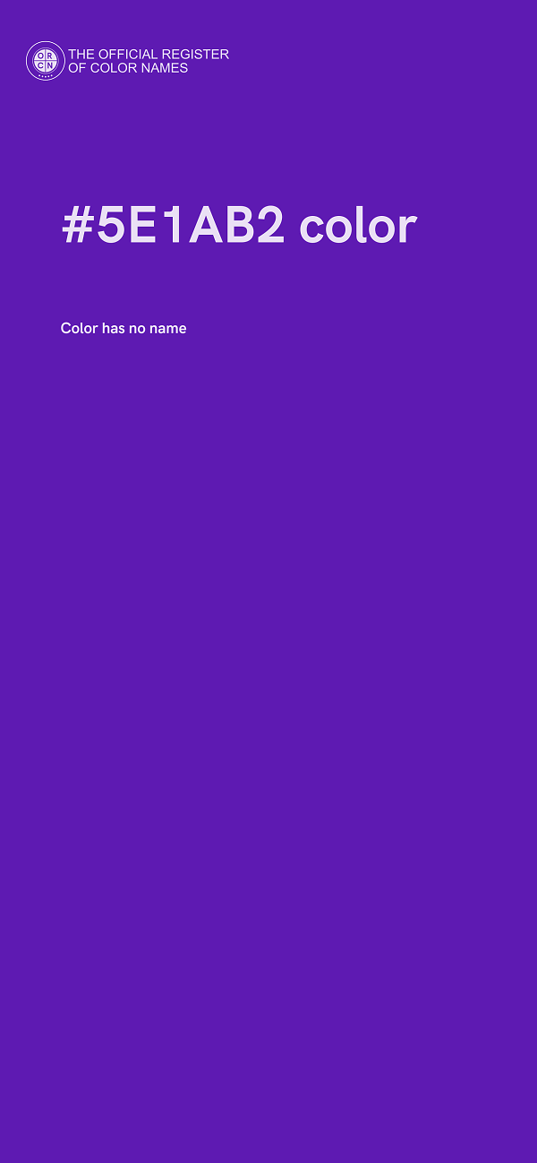#5E1AB2 color image