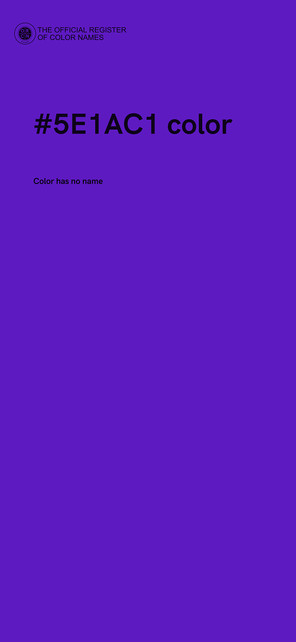 #5E1AC1 color image