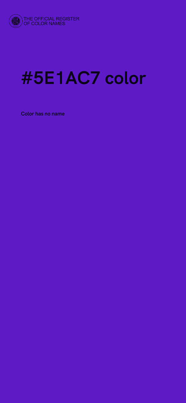 #5E1AC7 color image