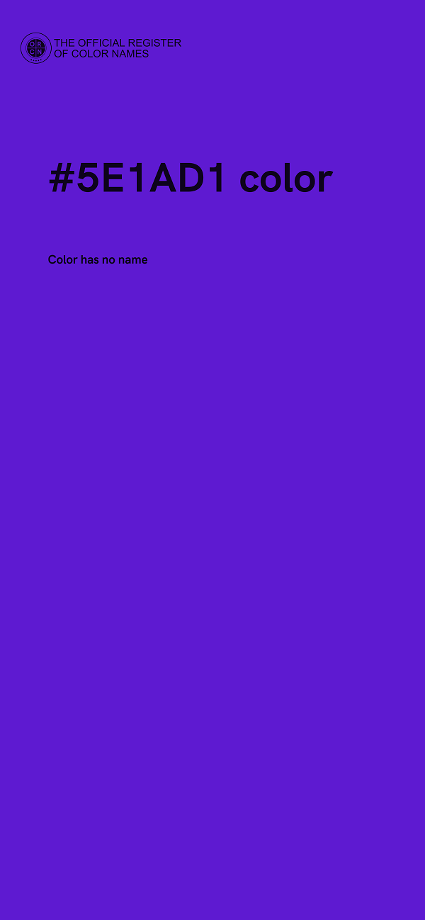 #5E1AD1 color image