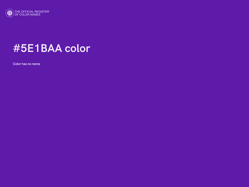 #5E1BAA color image