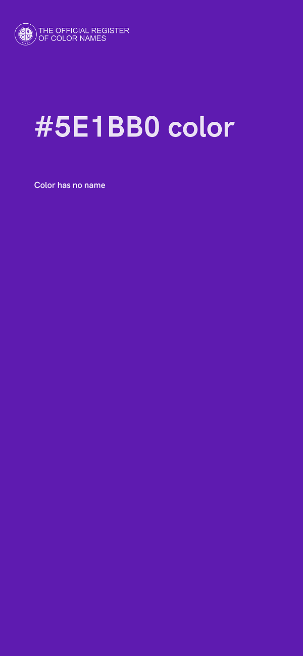 #5E1BB0 color image