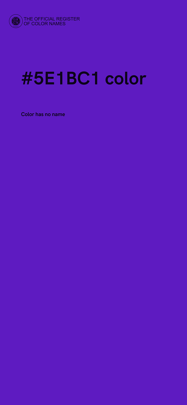 #5E1BC1 color image