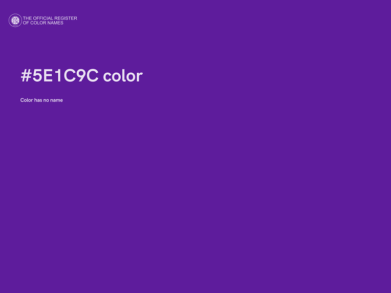 #5E1C9C color image