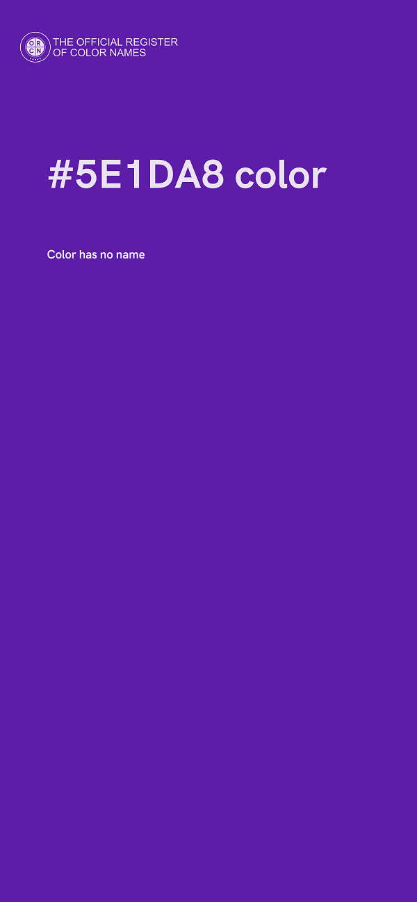 #5E1DA8 color image