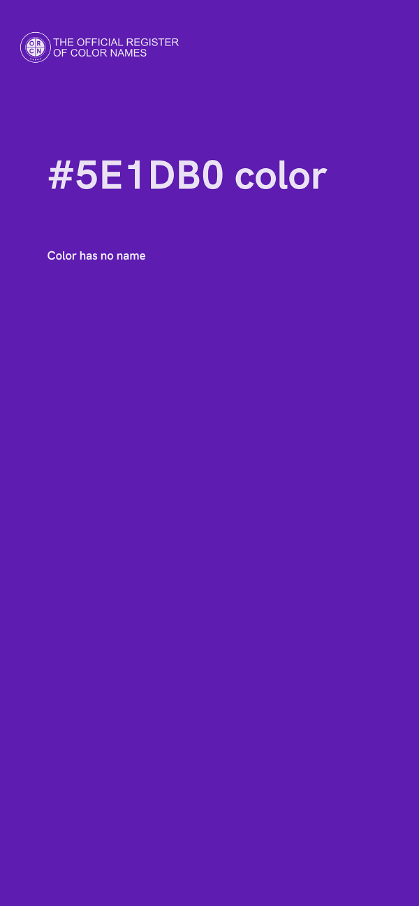#5E1DB0 color image