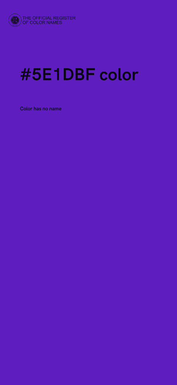 #5E1DBF color image
