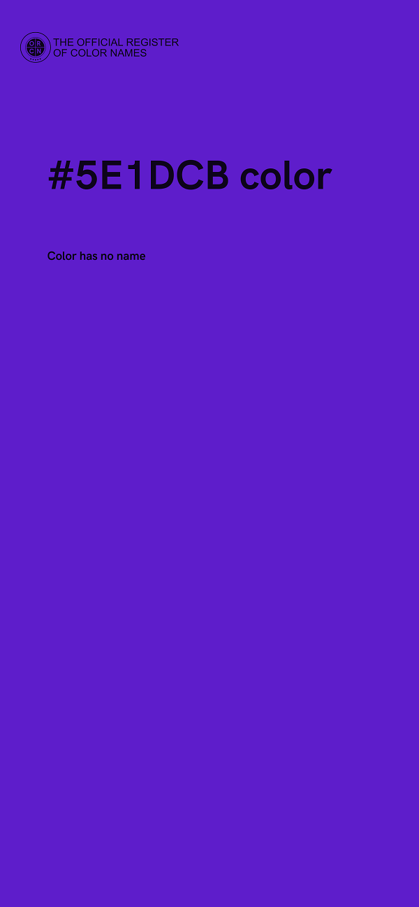#5E1DCB color image