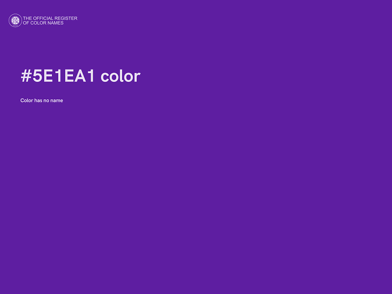 #5E1EA1 color image