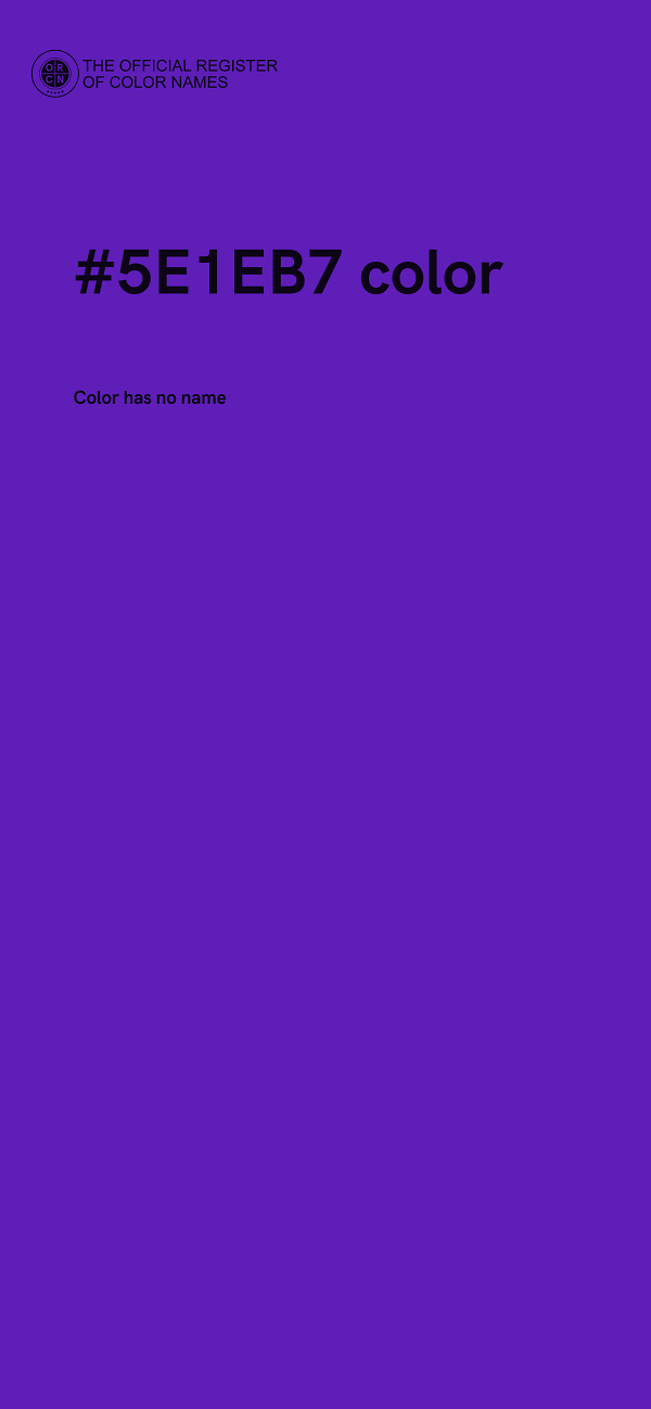 #5E1EB7 color image