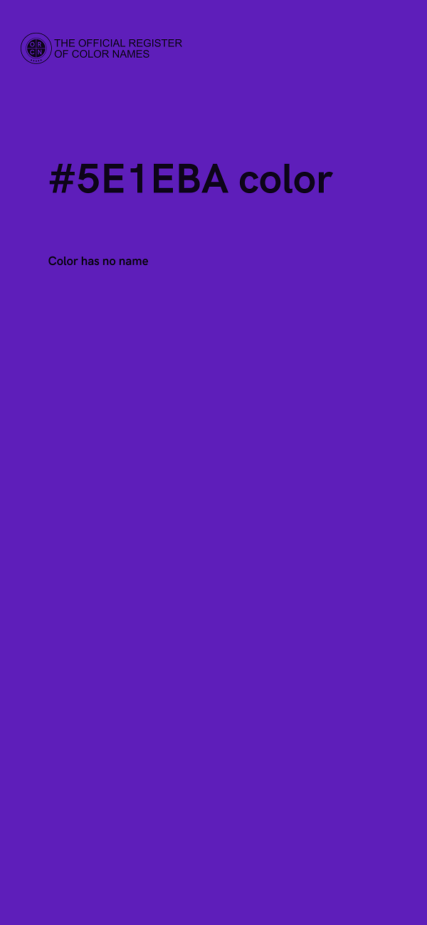 #5E1EBA color image