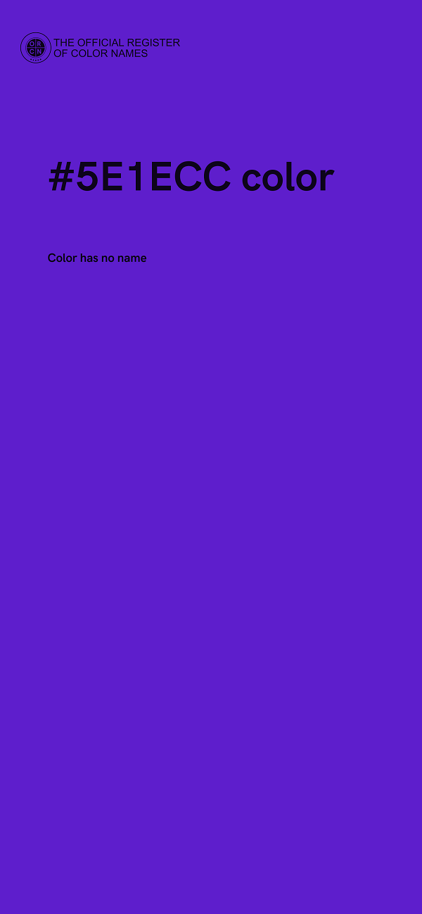 #5E1ECC color image