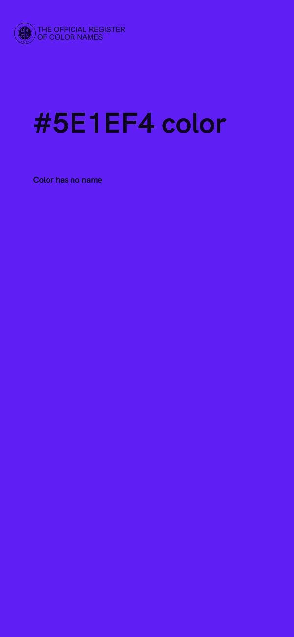 #5E1EF4 color image