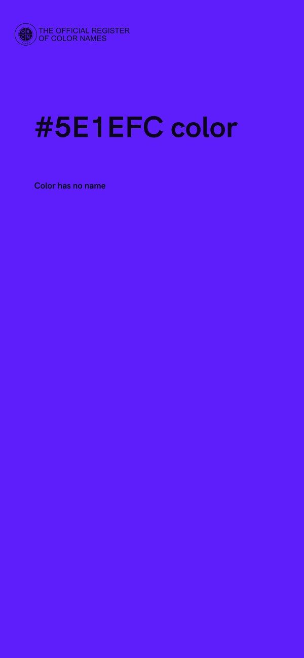 #5E1EFC color image