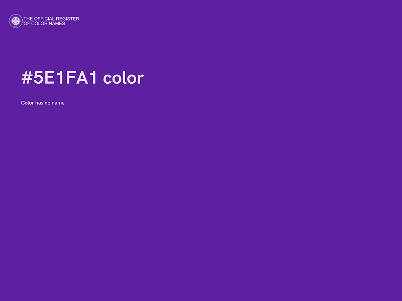 #5E1FA1 color image