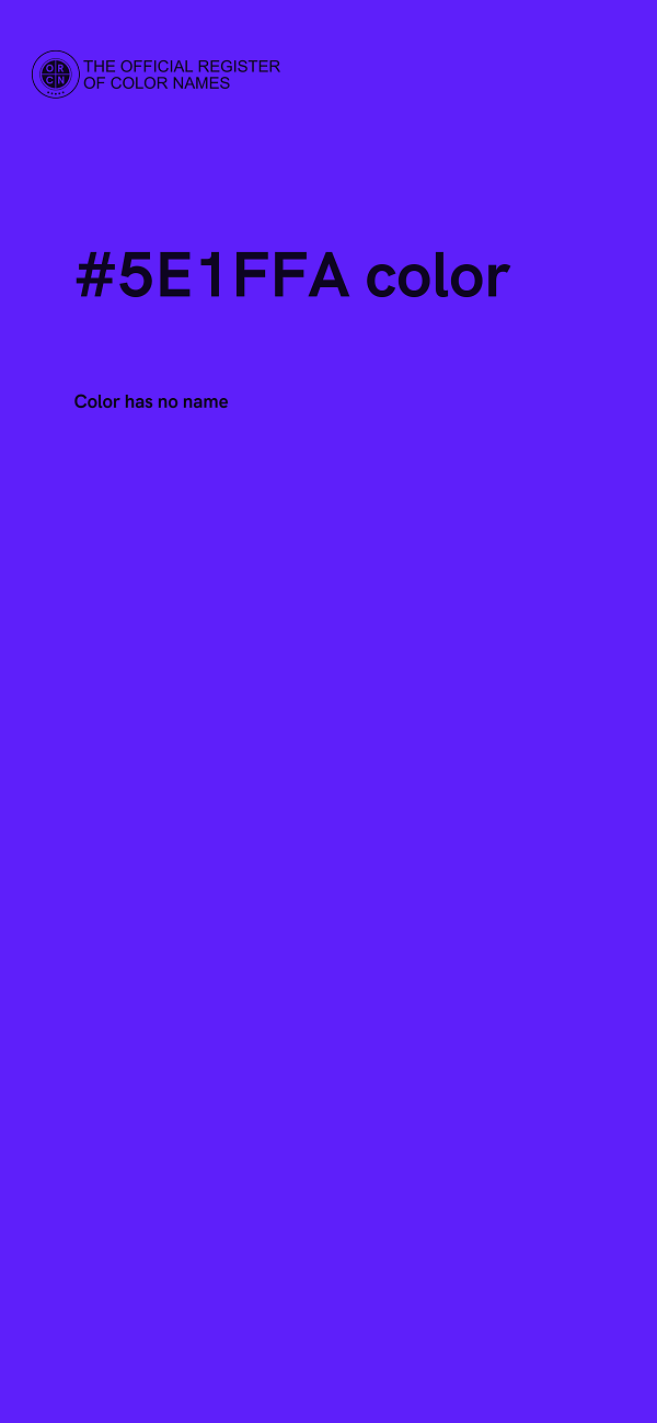 #5E1FFA color image