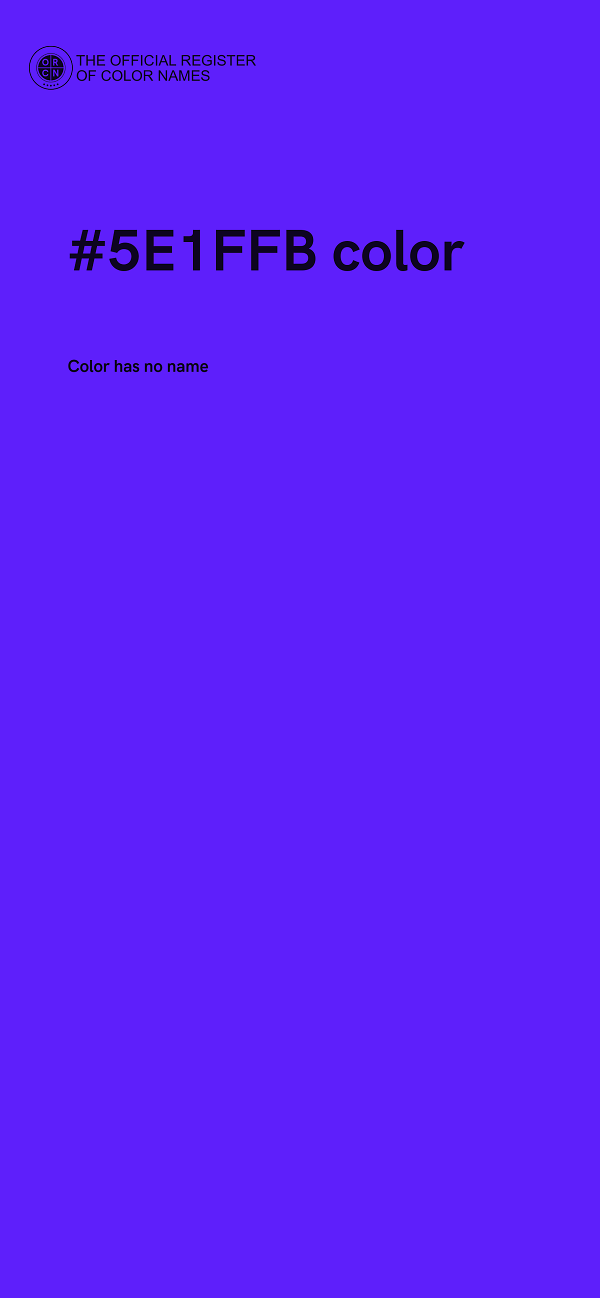 #5E1FFB color image