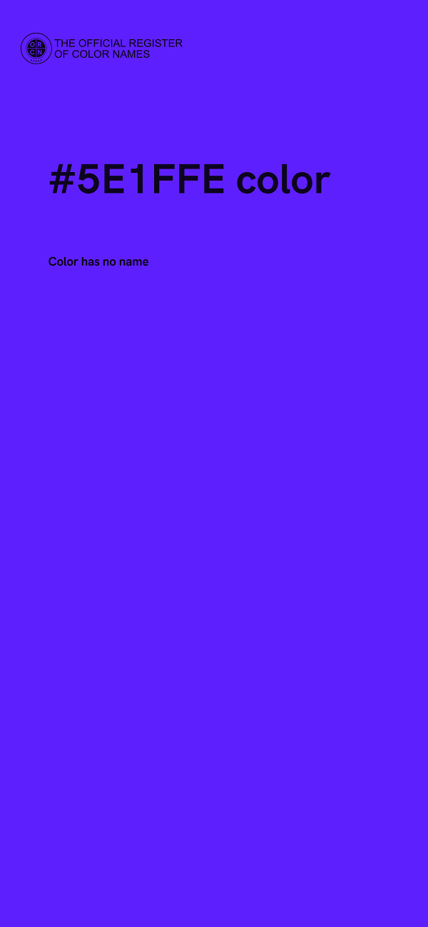 #5E1FFE color image