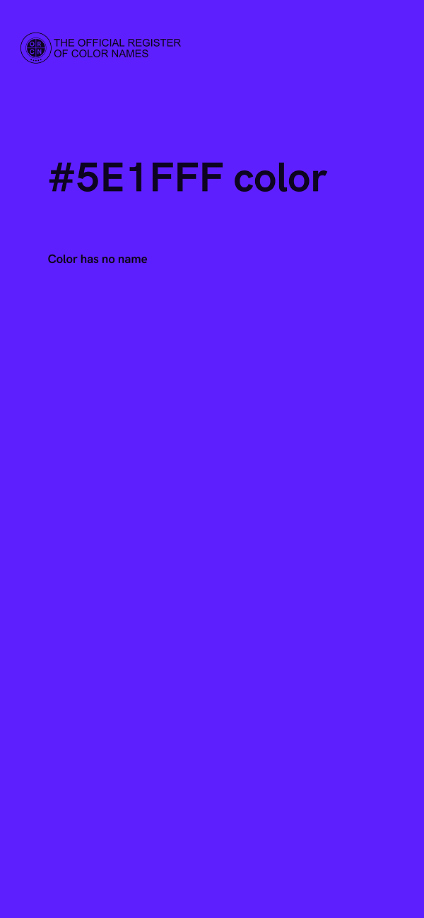 #5E1FFF color image
