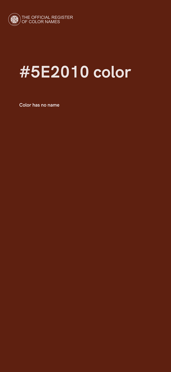 #5E2010 color image