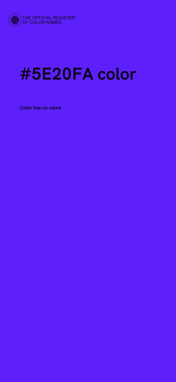 #5E20FA color image